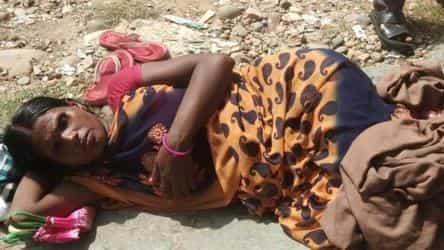 Refused admission by hospital, migrant woman delivers baby on Jammu-Kathua highway