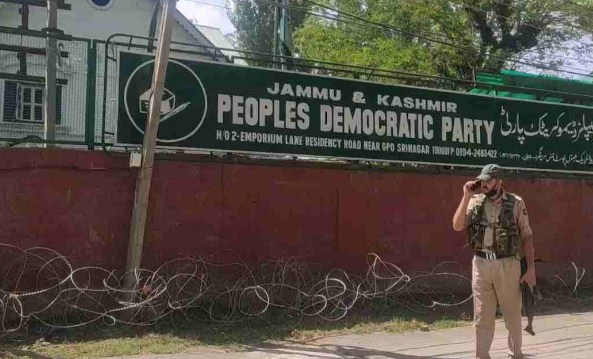 PDP leaders not allowed to attend party meeting in Srinagar
