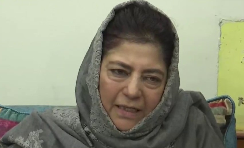 Anti-encroachment drive new weapon for BJP to persecute people of J&K: Mehbooba Mufti