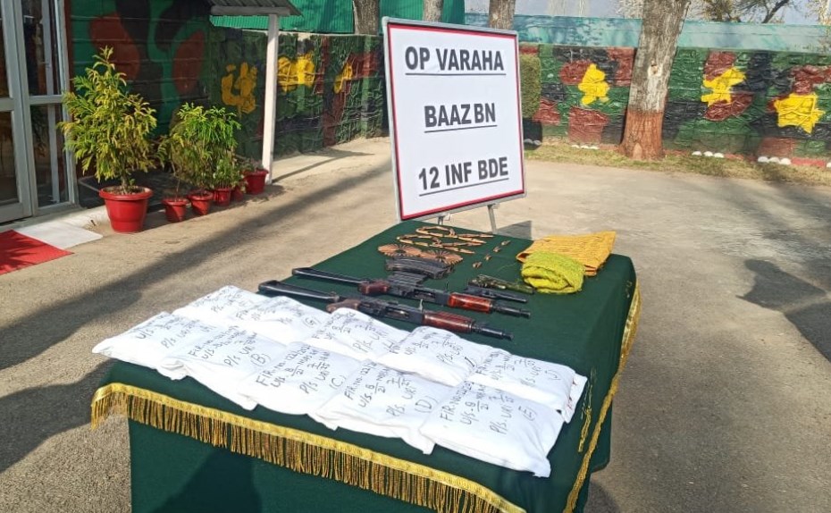 Arms, Ammunition Along With Narcotics Recovered in Baramulla: Police