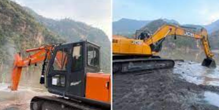 Three different vehicles involved in illegal mining seized by Jammu Police