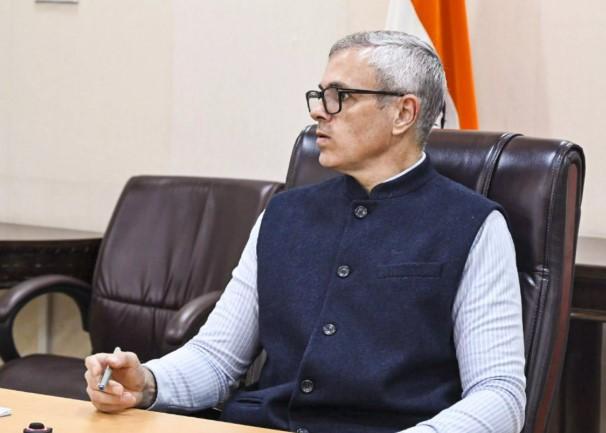 Chief Minister Omar Abdullah greets people on Eid-ul-Adha