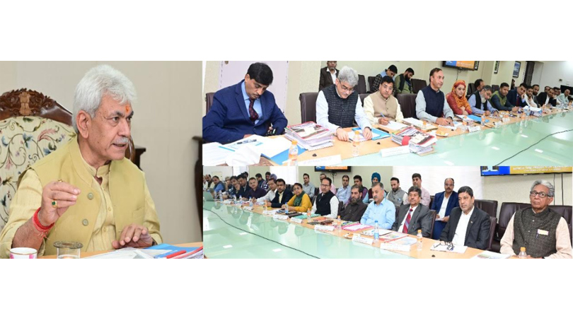 Dr Mangala Rai-led Apex Committee for holistic development of Agriculture & allied sectors in the UT presents Report to the Lt Governor