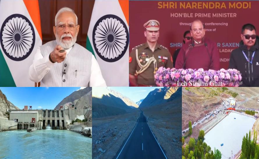 ₹3,350 Crore Boost for Ladakh: PM Modi Launches 5 Major Projects