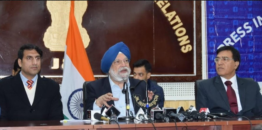 PM’s dream of development in J&K is becoming a reality: Hardeep S. Puri