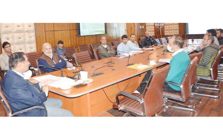 Advisor Bhatnagar reviews progress of construction works on newly established GMCs