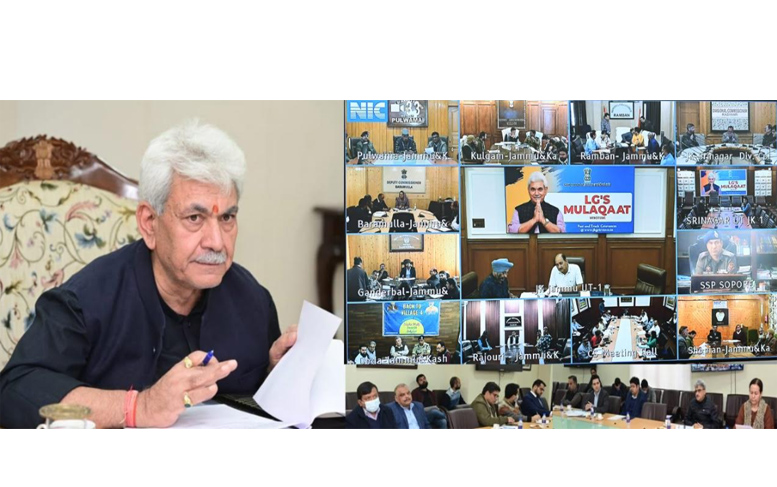 LG Manoj Sinha issues on spot directions to officials for taking prompt action to resolve public grievances