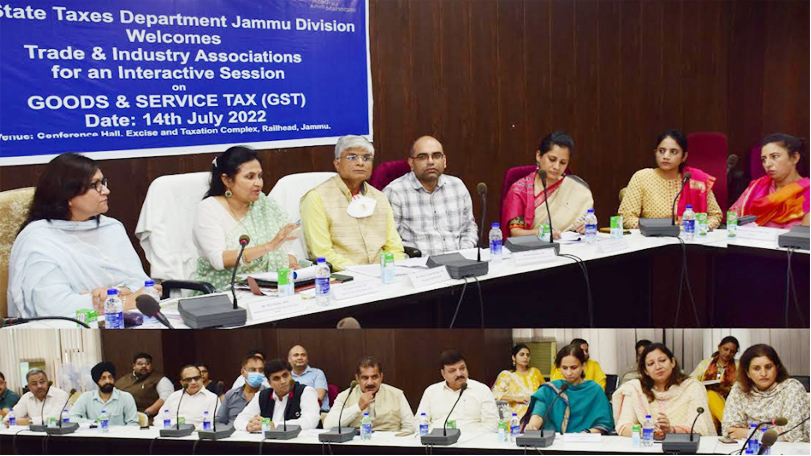 Commissioner State Taxes meets traders, industrial associations in Jammu