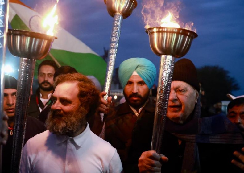 Rahul Gandhi's Bharat Jodo Yatra Enters Jammu And Kashmir