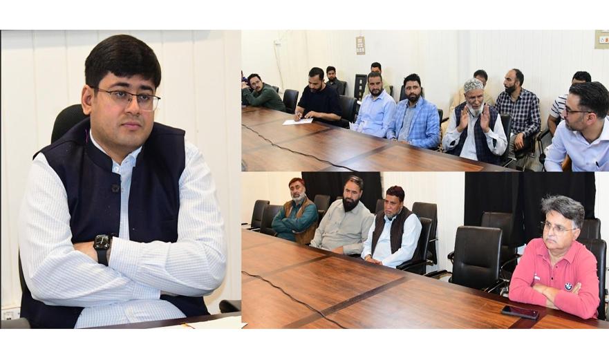 Randomization process for Tent & Shop Allotment for SANJY 2025 via Baltal conducted at G'bl