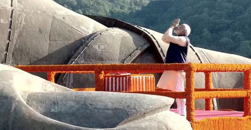 PM Modi pays tribute to Sardar Vallabhbhai Patel on 144th birth anniversary in Gujarat