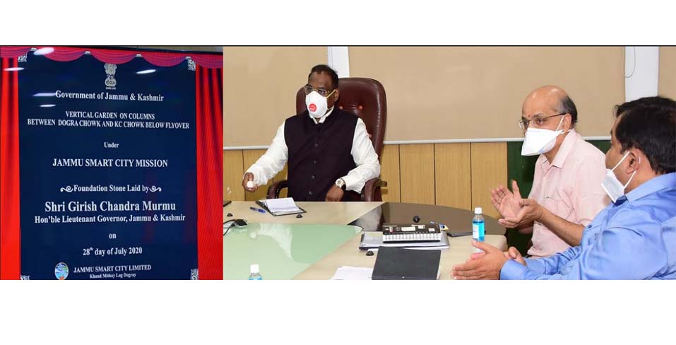 Lt Governor e-inaugurates Jammu Smart City Skill Development Project, lays e-foundation of four others