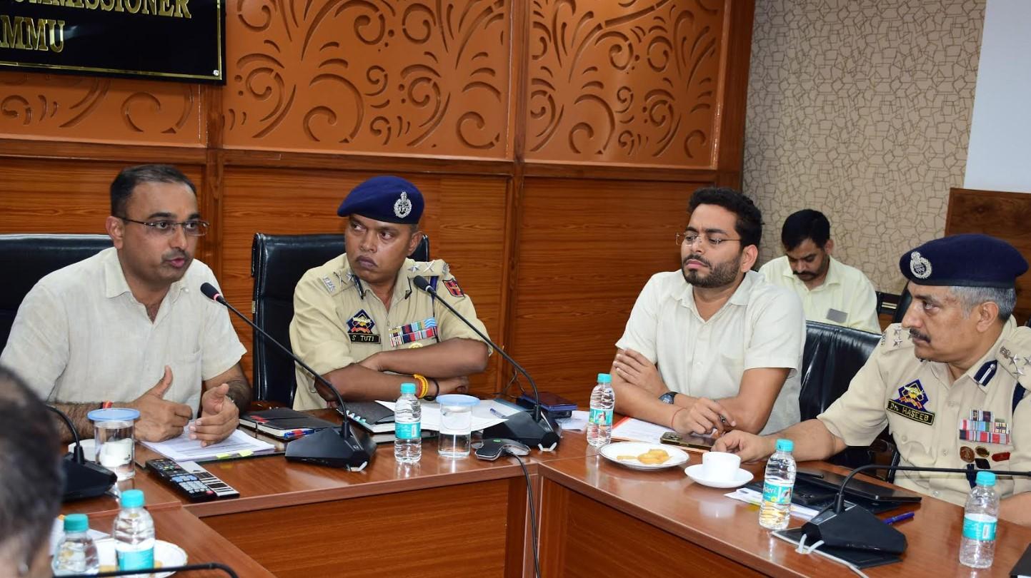 Div Com, IGP review arrangements for Shri Budha Amarnathji Yatra 2025