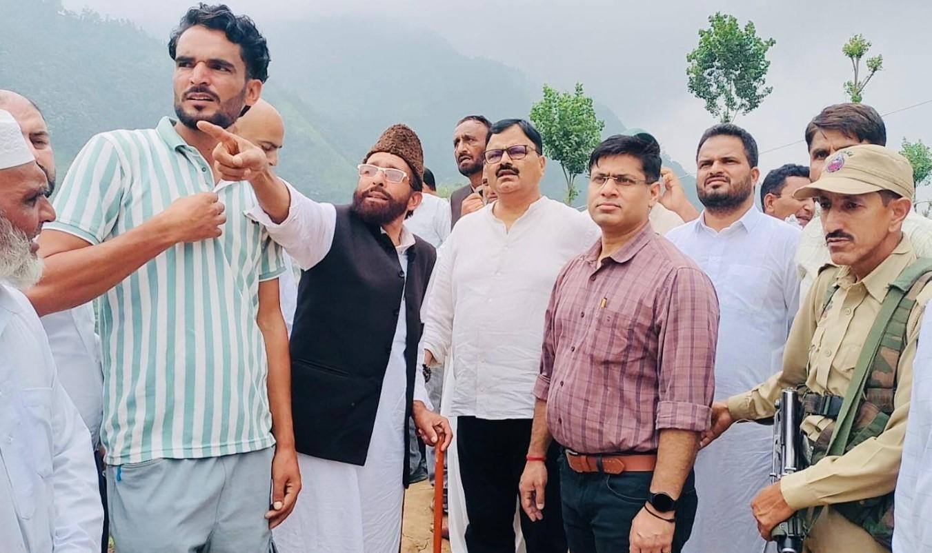 Rana visits Balakote to assess damages caused by heavy rains, landslides
