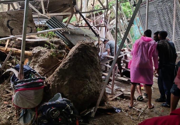 Landslip hits Vaishno Devi track in J&K’s Reasi; four pilgrims injured