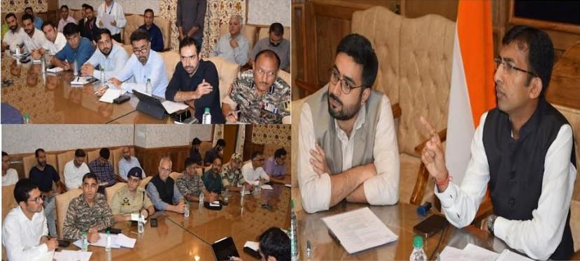 Div Com Anshul Garg reviews arrangements for the visit of Parliamentary Standing Committee on Home Affairs