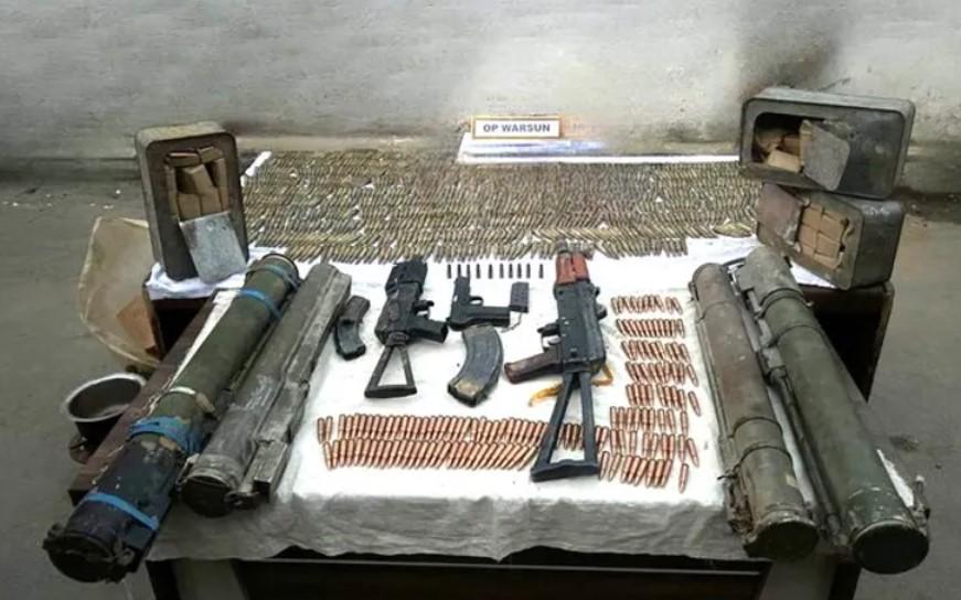 Security forces bust hideout in Kupwara forest; arms, war-like stores recovered