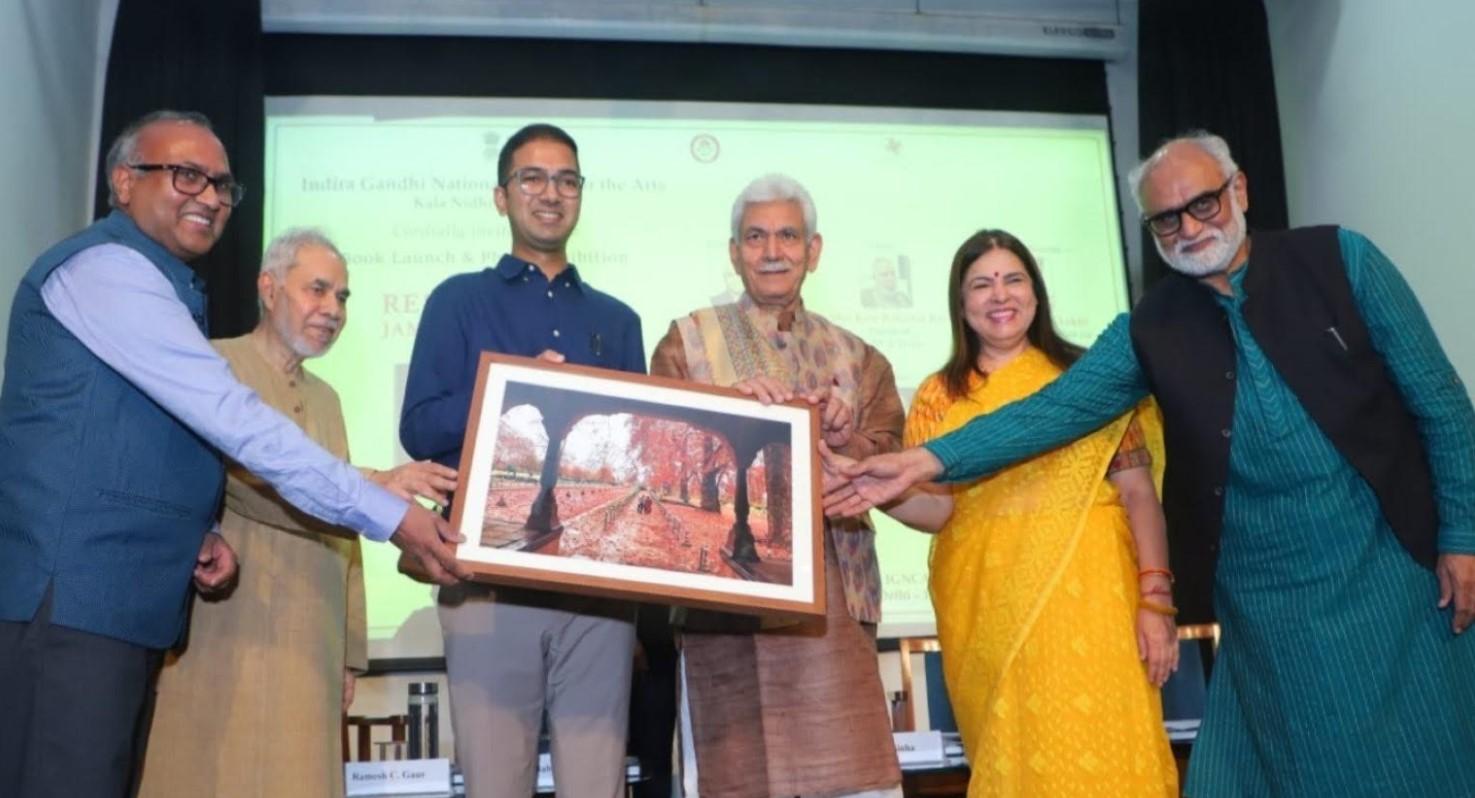 Lieutenant Governor launches Ashish Sharma’s Coffee Table Book 'Reimagining Jammu & Kashmir' in Delhi