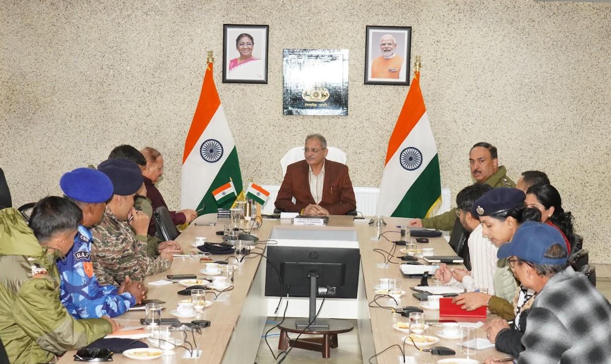 LG Kavinder Gupta chairs  high-level security review meeting