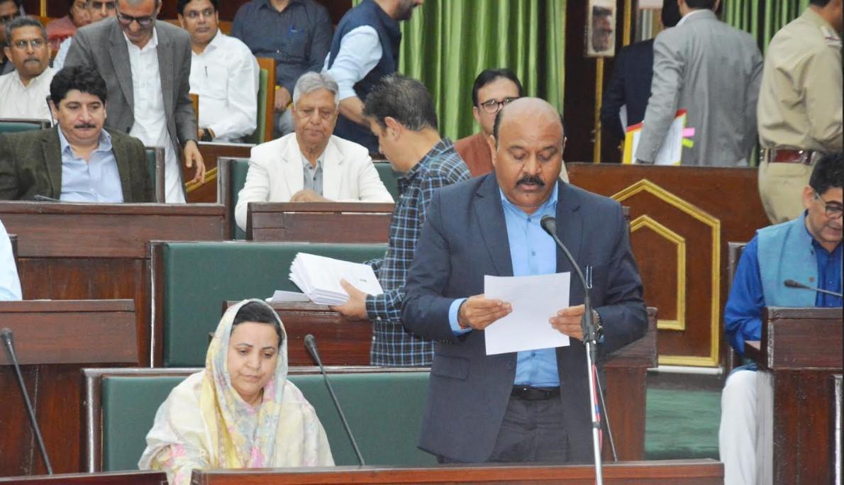 Deputy Chief Minister Tables Bill to Amend J&K GST Act, 2017