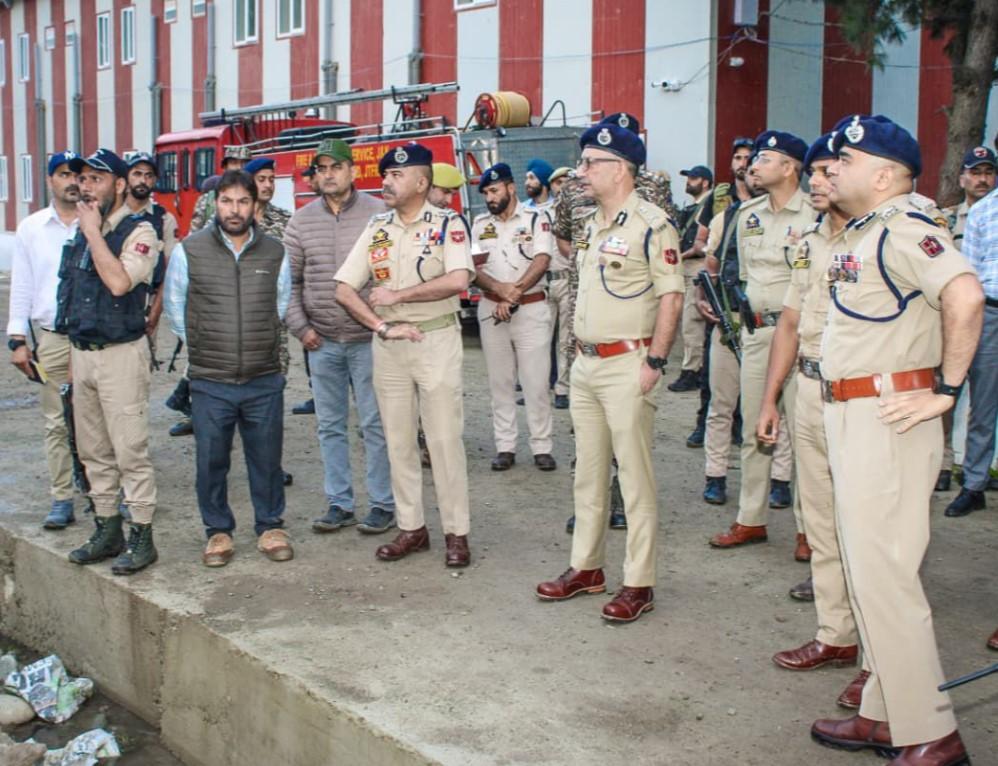 DGP Prabhat Reviews Security Arrangements at Nunwan Base Camp Ahead of Amarnath Yatra