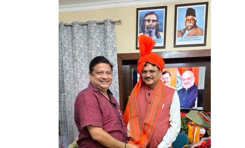 Perika Suresh Congratulates Newly Appointed National President of OBC Morcha, Amar Pal Maurya