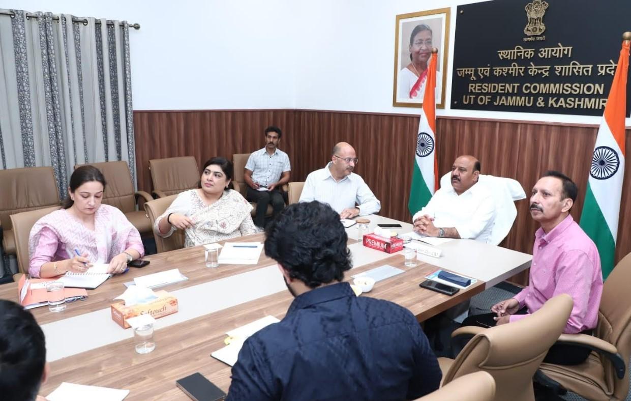 Dy CM reviews progress on development works at J&K Resident Commission