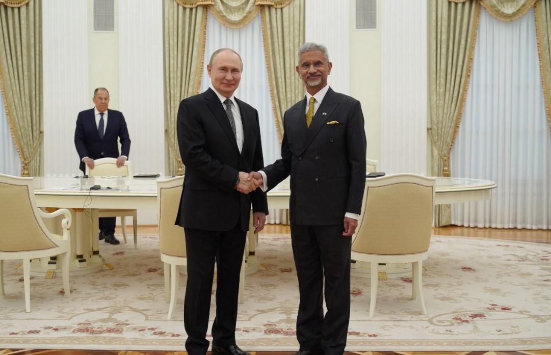 EAM Jaishankar meets Russian President Putin in Moscow amid US tariff tensions