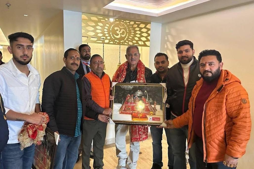 Hotel & Transport Associations of Katra felicitate LG Ladakh Kavinder Gupta