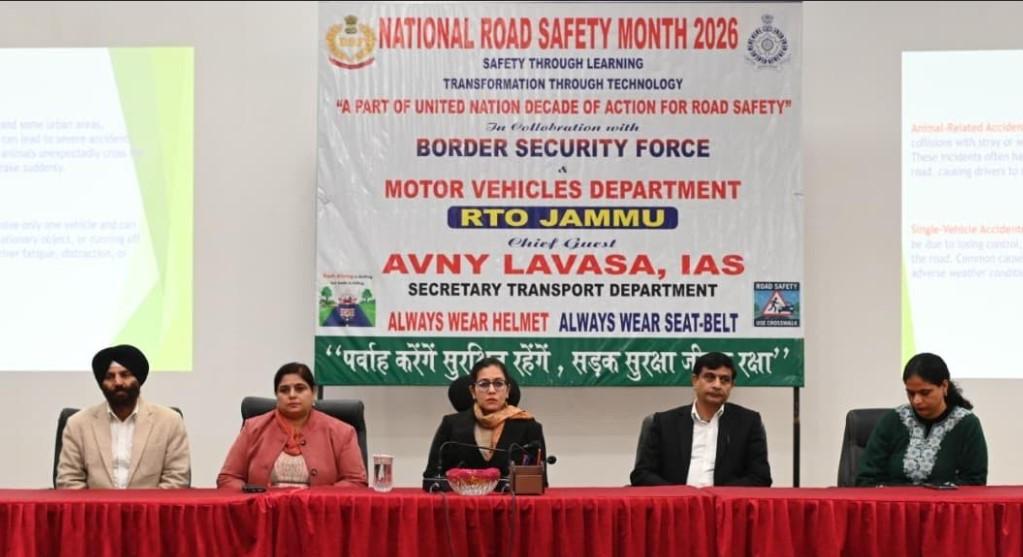 National Road Safety Month 2026 Kick started at BSF Headquarters Paloura
