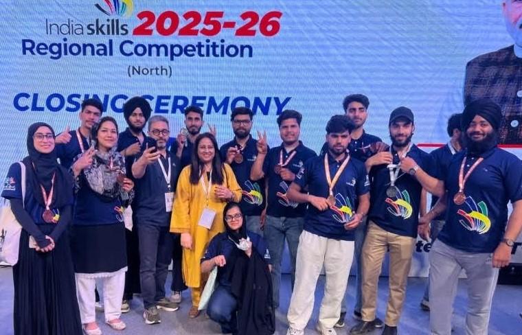 J&K proves its metal at India Skills Contest: Secures Gold in Fashion Technology
