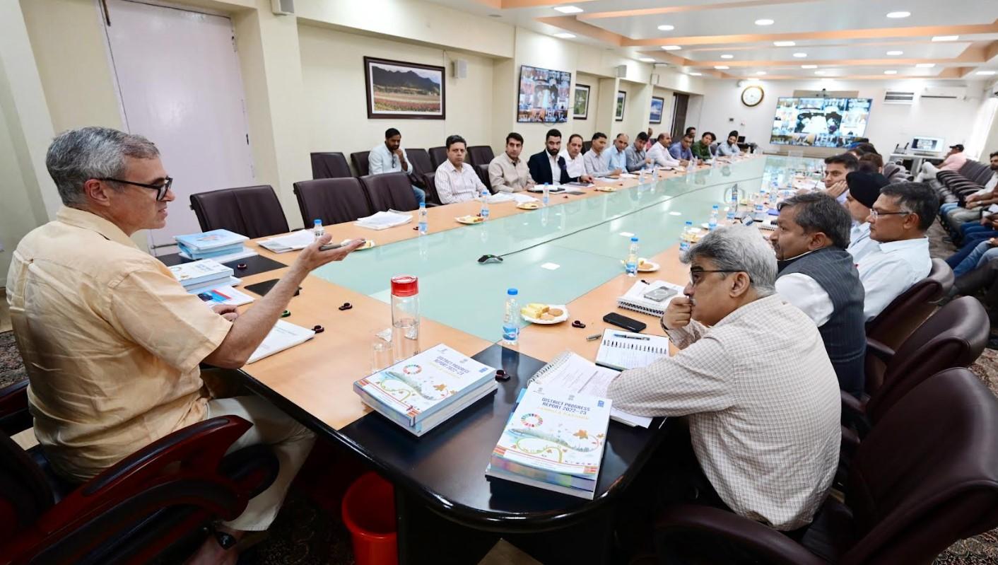 CM Omar Abdullah calls for data-driven planning, district level goals to accelerate development in J&K