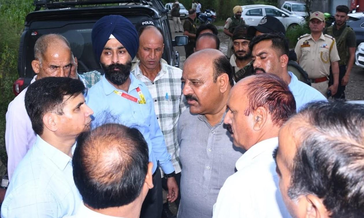 Dy. CM visits Kangri; expresses solidarity with families of landslide victims