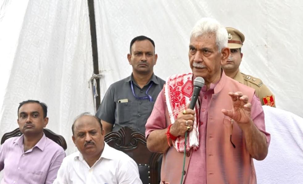 We are resolved to supporting the people of Jammu Kashmir through this difficult time: LG Sinha