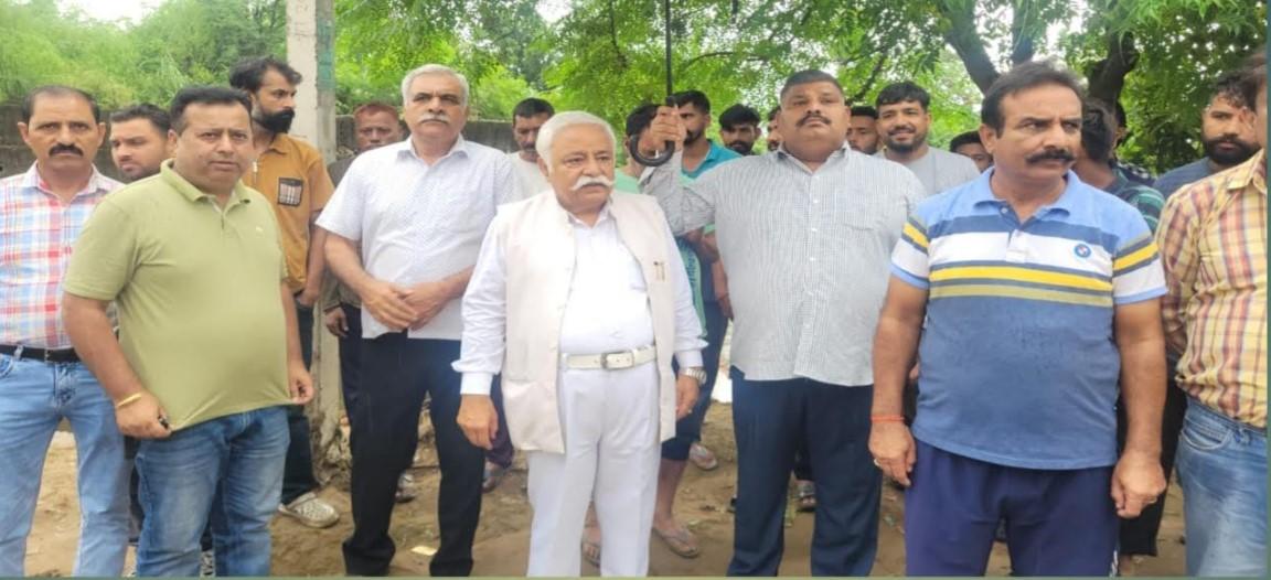 Sadhotra visits rain-hit Jammu North areas, expresses solidarity with sufferers