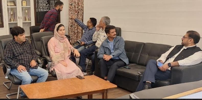 Satish Sharma conducts surprise visit to MD RTC, Director, FCS&CA, Kashmir offices