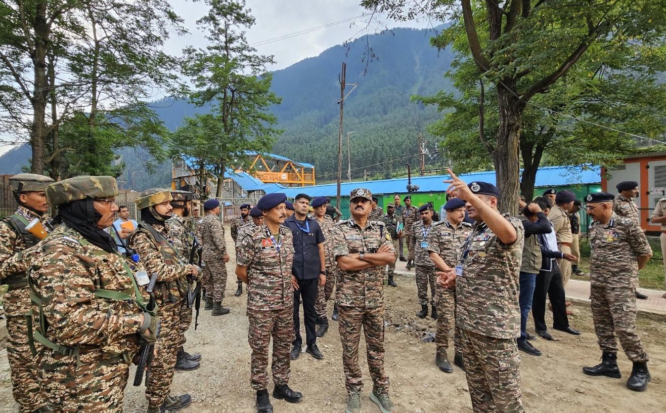 Amarnath Yatra: CRPF Chief reviews security measures at Nunwan base camp