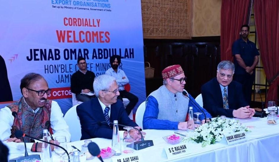 CM Omar Abdullah stresses on attracting investment, strengthening manufacturing base in J&K