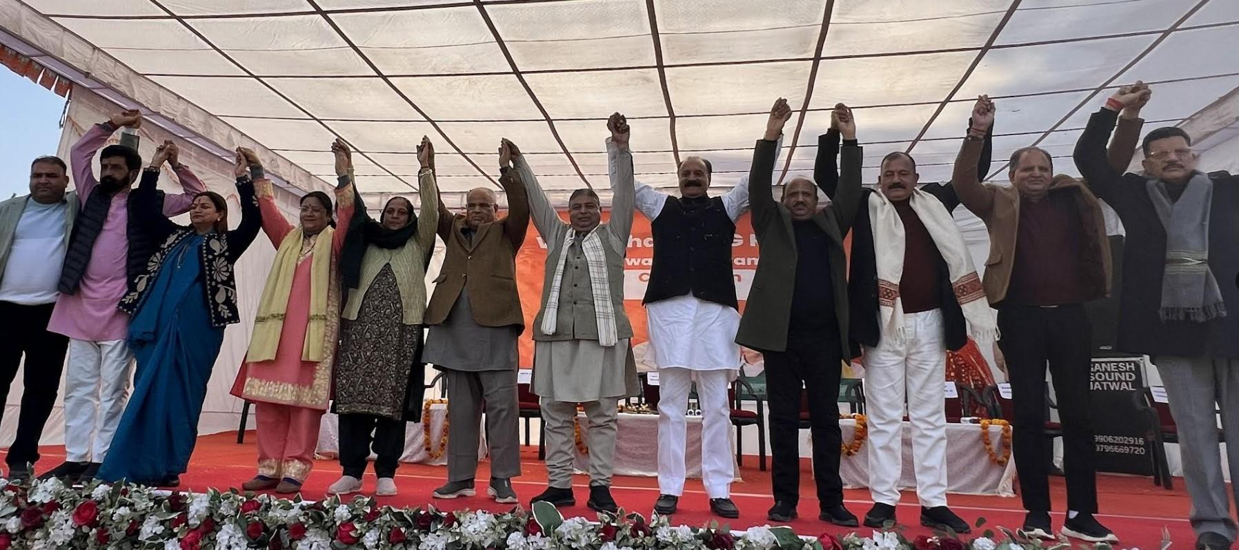 Sat Sharma calls for strong public support to realize PM Modi’s Viksit Bharat vision