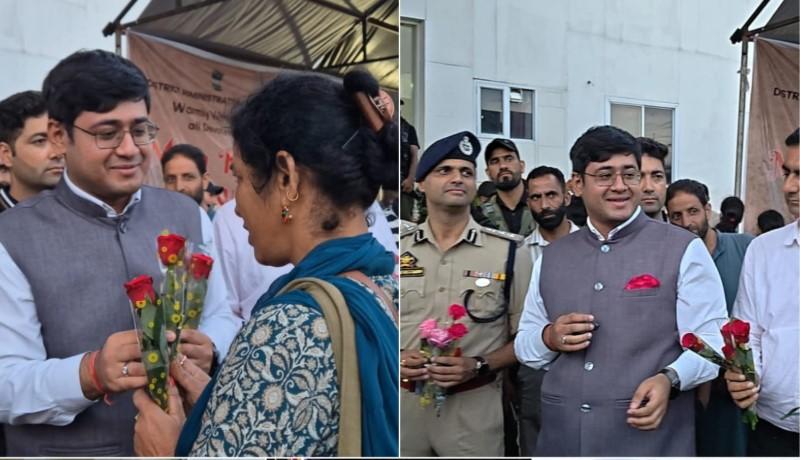 DC Ganderbal accords warm welcome to devotees for Mata Kheer Bhawani Mela