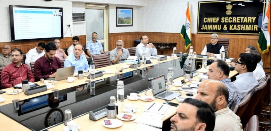 CS stresses on accelerating simplification of government processes for 'Ease of Living' in J&K