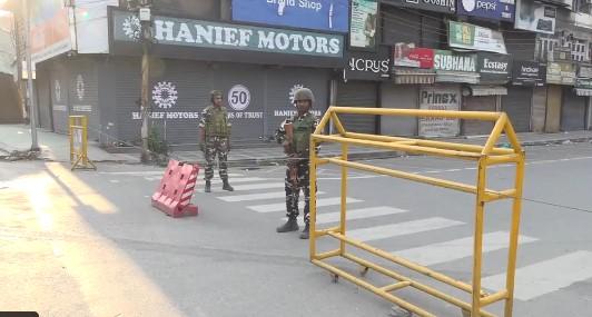 Tight Security in Srinagar for Anniversary of Abrogation of Article 370