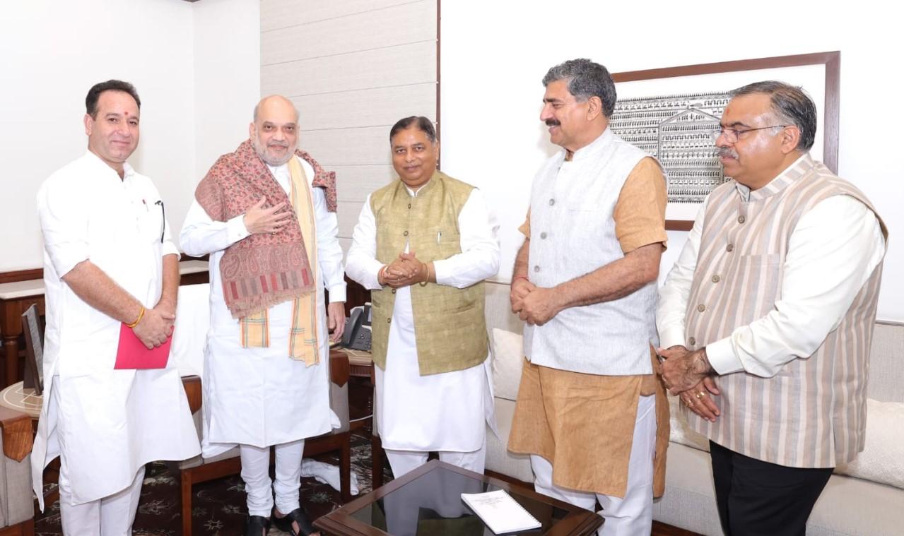Amit Shah, J.P. Nadda Briefed on Jammu and Kashmir Political, Security Situation