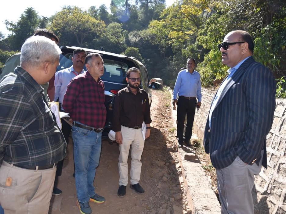 Deputy Chief Minister inspects ongoing road, bridge projects in Udhampur; directs timely completion