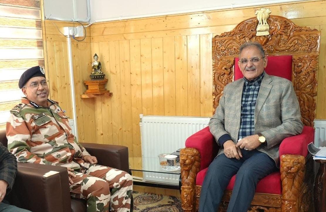 DG ITBP calls on LG Ladakh