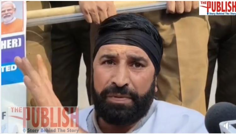 #jammu mai babar Sher ka hungama; police valo se kha mujse paga mat lena aaj