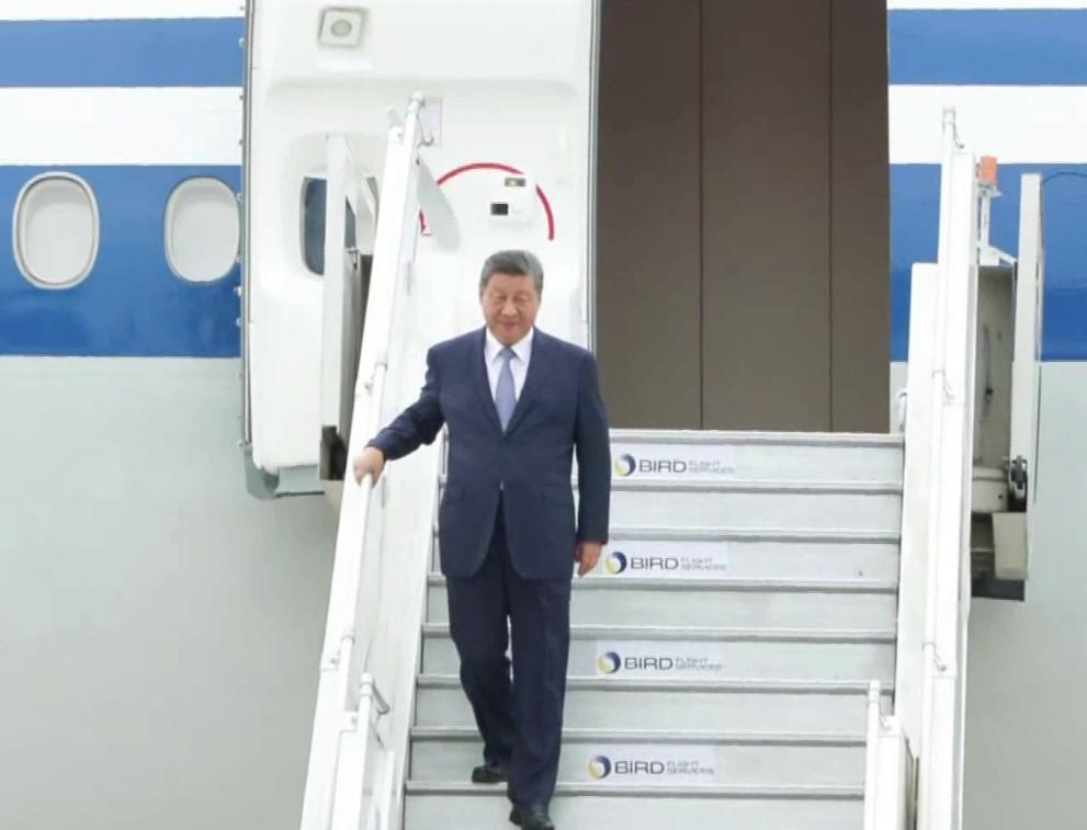 Chinese President Xi Jinping arrives in Delhi for BRICS Summit, set for bilateral talks with PM Modi