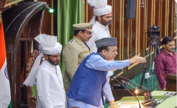 BJP Moves Notice for Removal of J&K Assembly Speaker Abdul Rahim Rather