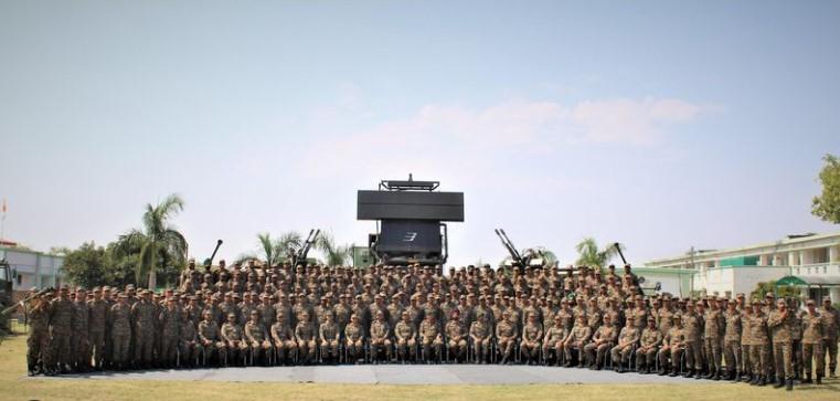 GOC Rising Star Corps reviews op preparedness of Air Defence Brigade