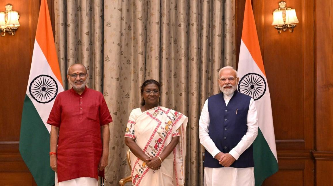 C. P. Radhakrishnan takes oath as 15th Vice-President of India